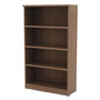 Alera Valencia Series Bookcase, Four-Shelf, 31.75w x 14d x 54.88h, Modern Walnut