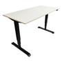 Alera AdaptivErgo Sit-Stand 3-Stage Electric Height-Adjustable Table Base w/Memory Control, 48.06 x 24.35 x 25 to 50.7,Black