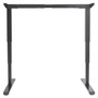 Alera AdaptivErgo Sit-Stand 3-Stage Electric Height-Adjustable Table Base w/Memory Control, 48.06 x 24.35 x 25 to 50.7,Black