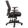 Alera Envy Series Mesh Mid-Back Multifunction Chair, Supports Up to 250 lb, 17" to 21.5" Seat Height, Black (ALENV42M14) View Product Image