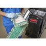 Rubbermaid Commercial HYGEN HYGEN Dust Mop Heads With Fringe, Green, 60 in., Microfiber, Cut-End