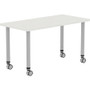 Lorell Height-adjustable 48" Rectangular Table (LLR69581) View Product Image