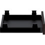 Lorell Universal Center Drawer - 5.1" Height x 16.7" Width x 28.4" Length - Finish: Espresso