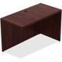 Lorell Chateau Series Return - 30" Height x 47.3" Width x 23.6" Depth Desk, 1.5" Thickness Top - Reeded Edge - Material: P2 Particleboard - LLR34322