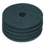 Coastwide Professional Cleaning Floor Pads, 17" Diameter, Blue, 5/Carton (CWZ663597) View Product Image