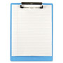 Saunders Recycled Plastic Clipboard, 0.5" Clip Capacity, Holds 8.5 x 11 Sheets, Ice Blue