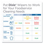 Dixie Foodservice Surface System Quat-Compatible Disposable Wipe Refill, 1-Ply, 8.1 x 12, White, 135 Sheets/Roll, 6 Rolls/Carton View Product Image