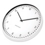 Union & Scale Essentials Contemporary Round Wall Clock, 15" Overall Diameter, White Case, 1 AA (sold separately)