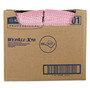 WypAll X70 Wipers, 1-Ply, 12.5 x 23.2, Red, 300/Carton