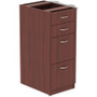 Lorell Relevance Series 4-Drawer File Cabinet - 40.4" Height x 15.5" Width x 23.6" Depth - 4 x File, Box Drawer(s) - Finish: Mahogany, Laminate