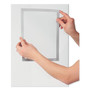 Durable DURAFRAME SUN Sign Holder, 8.5 x 11, Silver Frame, 2/Pack