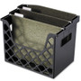 Officemate Recycled Desktop File Organizer - 10.75" Height x 13.25" Width x 8.63" Depth - Desktop - Compact, Portable - 30% Recycled - Black