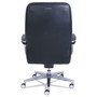 La-Z-Boy Commercial 2000 High-Back Executive Chair, Supports Up to 300 lb, 20.25" to 23.25" Seat Height, Black Seat/Back, Silver Base (LZB48958) View Product Image