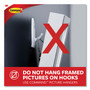 Command All Weather Hooks and Strips, Small, Plastic, Clear, 0.5 lb Capacity, 30 Clips and 32 Strips/Pack