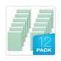 TOPS Prism + Colored Writing Pads, Wide/Legal Rule, 50 Pastel Green 8.5 x 11.75 Sheets, 12/Pack (TOP63190) View Product Image