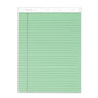 TOPS Prism Plus Wide Rule Green Legal Pad - 50 Sheets - Strip - 16 lb Basis Weight - 8 1/2" x 11 3/4" Sheet Size - 11.75" Height x 8.5" Width