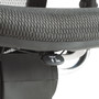 Alera EQ Series Ergonomic Multifunction Mid-Back Mesh Chair, Supports Up to 250 lb, Black Seat/Back, Aluminum Base (ALEEQA42ME10A) View Product Image