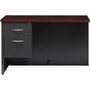 Lorell Left Return Desk, 24'x48", CH/MH (LLR79156) View Product Image