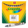 Crayola Bulkl Crayons, Gray, 12/Box (CYO520836052) View Product Image