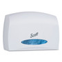 Scott Essential Coreless Jumbo Roll Tissue Dispenser, 14.25 x 6 x 9.75, White