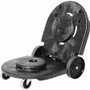 Rubbermaid Commercial Brute Tandem Dolly for 2620, 2632, 2643, 2655, 3526, 3536 Containers - 400 lb Load Capacity - 8" , 3" Caster Size - 45" Length x 20.20" Width x 8" Height - Black