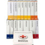 First Aid Only 25-Person Unitized First Aid Refill - ANSI Compliant - 84 x Piece(s) For 25 x Individual(s) - 2.3" Height x 8.3" Width x 5.2" Length - Plastic Case