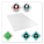 Floortex Cleartex MegaMat Heavy-Duty Polycarbonate Mat for Hard Floor/All Carpet, 46 x 60, Clear