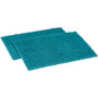 Genuine Joe Medium-duty Scouring Pad - 6" Width x 3.5" Depth x 9" Length - 20 / Carton - Polyester Blend