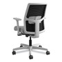 HON Ignition 2.0 4-Way Stretch Low-Back Mesh Task Chair, Supports Up to 300 lb, Frost Seat, Charcoal Back, Titanium Base HONI2L1IMLC22IK View Product Image
