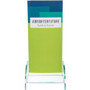 Deflecto Euro-Style DocuHolder - 8" Height x 4.50" Width x 3.75" Depth - Durable, Lightweight - Clear - Glass, Plastic, Acrylic