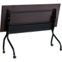 Lorell Mahogany Flip Top Training Table (LLR59513) View Product Image