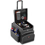 Rubbermaid Commercial Small Executive Quick Cart - Telescopic Handle - 30 lb Load Capacity - Aluminum, Polyester, Teflon, Polypropylene - 16.50" Length x 14.30" Width x 17" Height - Dark Gray