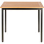 Lorell Table, Outdoor, Polystyrene, 36-5/8"x36-5/8"x30-3/4", TK/BK (LLR42684) View Product Image