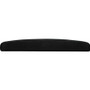 Allsop Memory Foam Wrist Rest - Black - (30205) - 1" Height x 18" Width x 2.80" Depth - Black - Memory Foam, Rubber