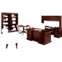 HON 94000 Series Storage Cabinet, 37.5w x 20.5d x 29.5h, Mahogany