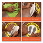 Tabbies BeSafe Messaging Floor Decals, Be Smart Stand Apart; Knife/Fork; Thank You, 12" Dia., Green/White, 6/Carton