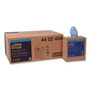 Tork Industrial Paper Wiper, 4-Ply, 8.54 x 16.5, Unscented, Blue, 90 Towels/Box, 10 Boxes/Carton
