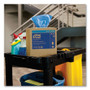 Tork Industrial Paper Wiper, 4-Ply, 8.54 x 16.5, Unscented, Blue, 90 Towels/Box, 10 Boxes/Carton