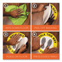 Tabbies BeSafe Messaging Floor Decals, Be Smart Stand Apart; Knife/Fork; Thank You, 12" Dia., Green/White, 60/Carton