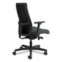 HON Ignition Series Mesh Mid-Back Work Chair, Supports Up to 300 lb, 17.5" to 22" Seat Height, Iron Ore Seat, Black Back/Base (HONIW103CU19) View Product Image