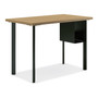 HON Coze Writing Desk Post Legs with U-Storage Compartment, 5.75" x 28", Black, 4 Legs/Set