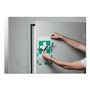 Durable DURAFRAME Security Magnetic Sign Holder, 8.5 x 11, Green/White Frame, 2/Pack (DBL4772131) View Product Image