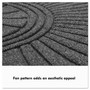 Guardian EcoGuard Diamond Floor Mat, Single Fan, 48 x 96, Charcoal