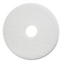 Coastwide Professional Polishing Floor Pads, 17" Diameter, White, 5/Carton Product Image 