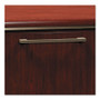 Bush Enterprise Collection Double Pedestal Desk, 60" x 28.63" x 29.75", Harvest Cherry, (Box 1 of 2) View Product Image