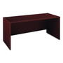 Bush Enterprise Collection Double Pedestal Desk, 60" x 28.63" x 29.75", Harvest Cherry, (Box 1 of 2) View Product Image