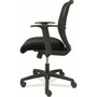 HON Gateway Mid-Back Task Chair, Supports Up to 250 lb, 17" to 22" Seat Height, Black (HONGVFMZ1ACCF10)