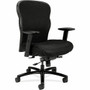 HON Wave Big and Tall Chair - Mesh Seat Material - Mesh Back Material - Black - Fabric