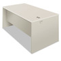 HON 38000 Series Desk Shell, 60" x 30" x 30", Light Gray/Silver
