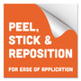 Tabbies BeSafe Messaging Repositionable Wall/Door Signs, 9 x 6, Please Wipe Down All Surfaces You Touch, White, 3/Pack